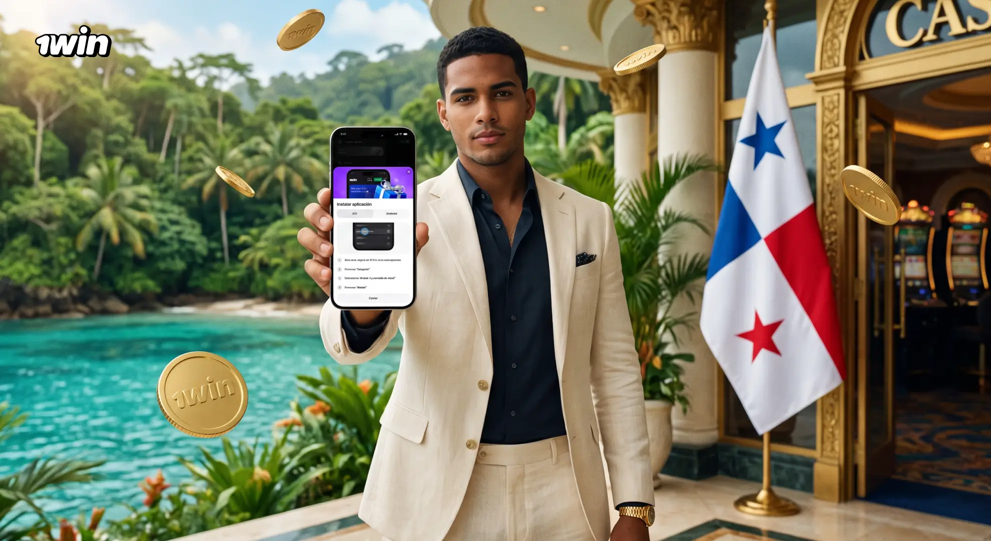 Instalación de la 1win App en iPhone desde Safari